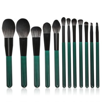 12 Makeup Brush Set Full Set Of Wooden Handle Loose Powder Brush Beauty Tools