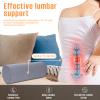 2 Pack Round Massage Table Bolster Pillow Pad, Bolster Pillow, Round Pillows, Suitable for Earthlite Massage Table (Grey, 7.8''x19.6'') view 3