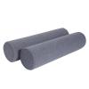2 Pack Round Massage Table Bolster Pillow Pad, Bolster Pillow, Round Pillows, Suitable for Earthlite Massage Table (Grey, 4.7''x19.6'') view 1