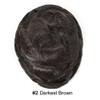 FNY HAIR Toupee for Men French Lace Front Mens Toupee Human Hair Replacement Systems Fine Mono Man Hairpieces Black Brown Blonde Gray Hairpiece 6"X8" #2 Darkest Brown-80% Light Density view 2