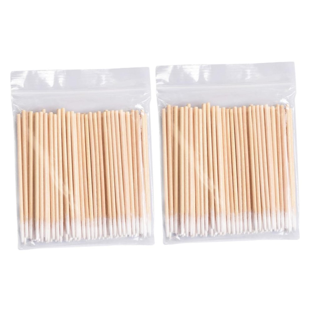 OFFIGAM 1000pcs Disposable Makeup Cotton Swabs Pointed Tips Multi-purpose Cleaning Swabs for Eyelash Extensions Tattooing and Makeup Application for Precise -ups