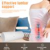 2 Pack Round Massage Table Bolster Pillow Pad, Bolster Pillow, Round Pillows, Suitable for Earthlite Massage Table (White, 7.8''x19.6'') view 4