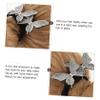 BATHVEVE Butterfly Hair Bun Device for Girls Rhinestone Hair Accessories Curler view 4