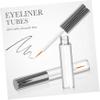 AUTSUPPL 3pcs Eyelash Cream Container with Wand and Funnels Set for Diy Mascara Transparent Tube for Easy Filling and Travel Includes Silver Eyelash Brush and Funnels view 2