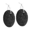 DECORNIJIA 2pcs Foot Pumice Stone for Foot Scrubbing Exfoliating Dead Skin Remover Callus Remover Pedicure Accessory Easy Storage Travel Friendly view 1