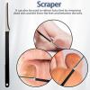 4PCS Ingrown Toenail Removal Kit, Callus Shaver Ingrown Toenail Tool, Foot Callus Remover Tool Pedicure Knife for Foot Care Dead Skin Corn File Rasp Ingrown Toenail Corrector view 4