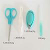 BNJWJZS Nail Set Safety Care Nail Cutter Nail Scissors Nails Clipper Trimmer Care Suit(Blue) view 3