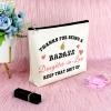 Sfodiary Daughter in Law Gifts from Mother in Law Makeup Bag Wedding Present for Bride Valentine Day Gift for Bonus Daughter from Mom Christmas Birthday Presents for Her Zipper Travel Pouch view 3