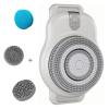 Electric Shower Body Brush, 3-Speed Adjustment Wall Mounted Back Scrubber for Shower, Rotating Head, 360 Auto Clean & Massage, No Drilling Design(3brushes) view 2