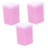 DONFAMDS 600pcs Professional Eyelash Glue Cleaning Cloths Reusable Makeup Remover Pads Soft Gentle for Skin Cotton Wipes for Lash Extensions view 1