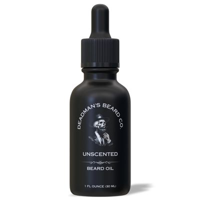 Deadman's Beard Co. | Men's Premium Beard Oil - Soften, Nourish and Condition Your Beard & Skin | Made In The U.S.A | 1 fl oz | Unscented