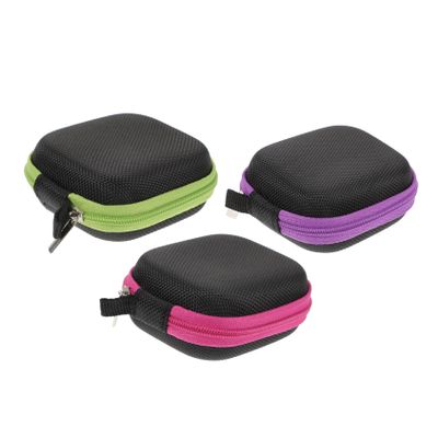 BATHVEVE Essential Oil Storage Bag 3Pcs Carrying Case for Roller Bottles Compatible Colorful Essential Oil Bottles Portable Organizer for Travel and Home Use
