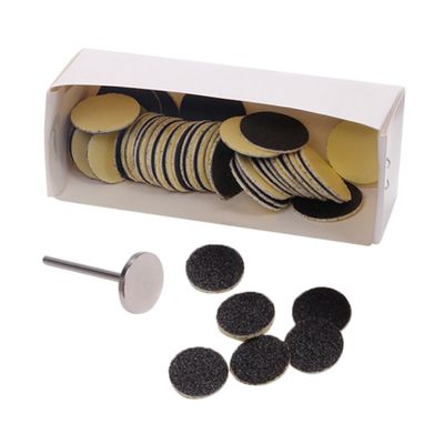BATHVEVE Callus Sandpaper Discs Set 10 Replacement Sandpaper Discs for Electric Foot File Exfoliating Foot Callus Remover Tools for Home Pedicure