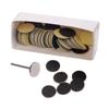 BATHVEVE Callus Sandpaper Discs Set 10 Replacement Sandpaper Discs for Electric Foot File Exfoliating Foot Callus Remover Tools for Home Pedicure view 1