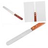 DECOMELODY Hair Removal Waxing Scraper 10-Piece Stainless Steel Spatula Set Wood Handle for Body Hair Removal and Wax Application Multi-Functional Waxing Tools view 2