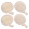 PERSELOSO 4packs Natural Loofah Bath Sponge Soft Exfoliating Body Scrubber for Gentle Daily Use for All Ages Compact and Easy to Maintain for Bath and Spa view 1