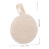 PERSELOSO 4packs Natural Loofah Bath Sponge Soft Exfoliating Body Scrubber for Gentle Daily Use for All Ages Compact and Easy to Maintain for Bath and Spa view 2