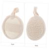 PERSELOSO 4packs Natural Loofah Bath Sponge Soft Exfoliating Body Scrubber for Gentle Daily Use for All Ages Compact and Easy to Maintain for Bath and Spa view 3