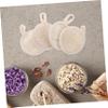 PERSELOSO 4packs Natural Loofah Bath Sponge Soft Exfoliating Body Scrubber for Gentle Daily Use for All Ages Compact and Easy to Maintain for Bath and Spa view 4