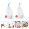 BATHVEVE 2Pcs Soap Exfoliating Pouches Foaming Net Bags for Bar Soap Portable Mesh for Cleansing Suitable for Shower and Bath view 4