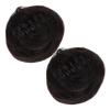 Baluue 2pcs Clip Hair Bun Extensions for Women Natural Look Faux Hair Updo Ponytail for Parties Weddings and Daily Wear Soft Glossy Easy to Use view 1