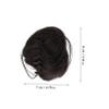 Baluue 2pcs Clip Hair Bun Extensions for Women Natural Look Faux Hair Updo Ponytail for Parties Weddings and Daily Wear Soft Glossy Easy to Use view 2