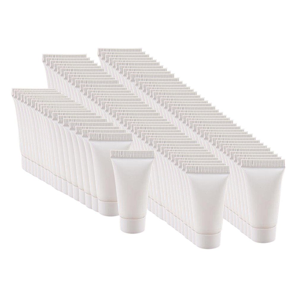 100-Pack Clear Empty Bottles, 5ml Capacity, Portable Refillable Containers for Hand Lotion, Shampoo, and Cosmetics