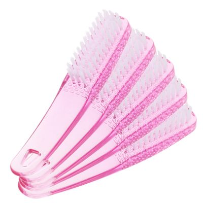Vaguelly 5pcs Nail Brush for Cleaning Fingernails Soft and Stiff Bristles for Manicure and Durable Handle for Easy Cleaning for