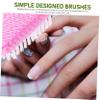 Vaguelly 5pcs Nail Brush for Cleaning Fingernails Soft and Stiff Bristles for Manicure and Durable Handle for Easy Cleaning for view 4