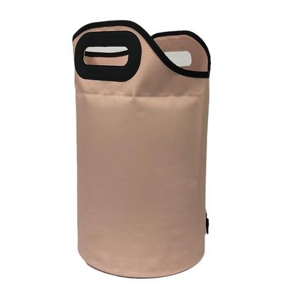 Collapsible Foot Bath, Foot Basin for Soaking Feet, Portable Foot Soaking Tub for Outdoor Travel Camping, with Drainage Hole and Handles (Brown)