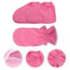 COMPUKAS 4pcs Paraffin Wax Mitts Booties for Foot Hand Care Nourishing Spa Foot Treatment Heat Therapy Gloves view 3