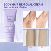 New Body Hair Removal Cream with Spatula Applicator, Advanced Facial hair Removal for Women, Body Hair Removal Cream for Sensitive Skin, With Scraper, Gentle Formula, Safe for Sensit (2 Bottle) view 2