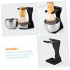 ARTSEWPLY 1Set Shaving Bowl and Stand Premium Shaving Tool Holder for Men Lightweight and Portable Razor Storage for Daily Use present for Fathers and Boyfriends view 2