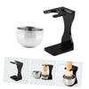 ARTSEWPLY 1Set Shaving Bowl and Stand Premium Shaving Tool Holder for Men Lightweight and Portable Razor Storage for Daily Use present for Fathers and Boyfriends view 4