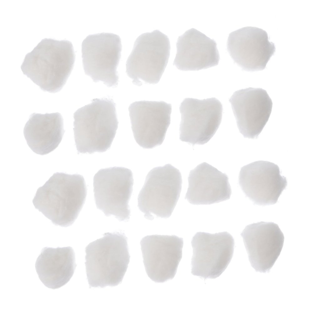 OATIPHO 12bags Pure Cotton Balls Absorbent Facial Cotton Pads for Beauty Salon Home Care