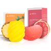 ABERA Pineapple & Grapefruit Soap Bars  Fruit-Shaped Decorative Soap Set with Tropical Citrus Scent, Moisturizing Vegan Body Cleanser, Unique Gift Set, 2 Pack (4.6 oz Total) view 1