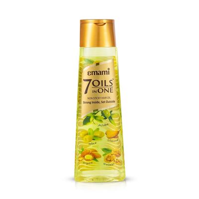 7 Oils in One Hair Oil | Makes Hair 20x Stronger and Manageable | Coconut Oil, Amla, Jojoba, Olive, Walnut, Argan & Almond Oils | 500 ML