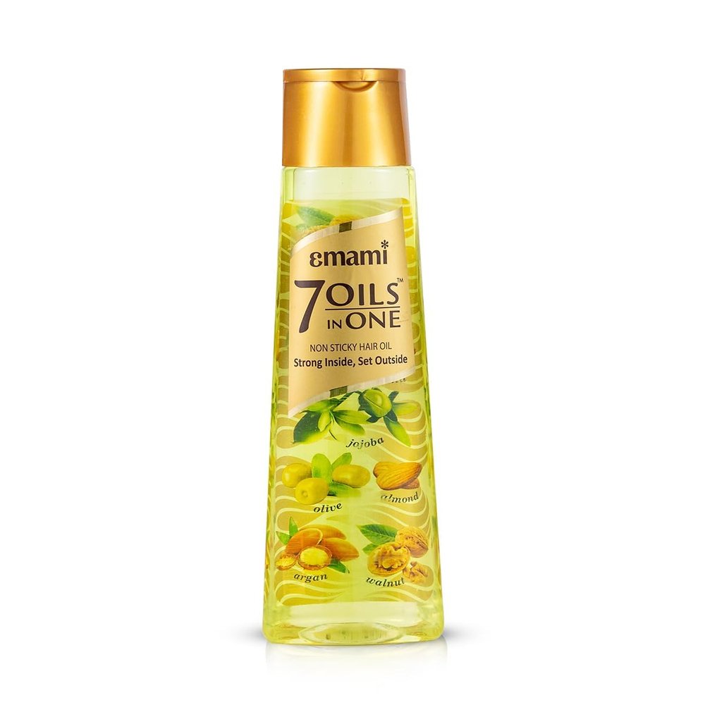 7 Oils in One Hair Oil | Makes Hair 20x Stronger and Manageable | Coconut Oil, Amla, Jojoba, Olive, Walnut, Argan & Almond Oils | 500 ML
