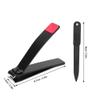 2pcs Nail Clippers Nail File Stainless Steel Manicure Trimmer Clippers Nail Cutter view 4