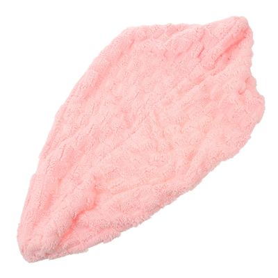 Beaupretty Super Absorbent Coral Fleece Hair Drying Cap for Women Large Hair Towel Turban Wrap Fast Drying and Thick Design for Shower Essentials