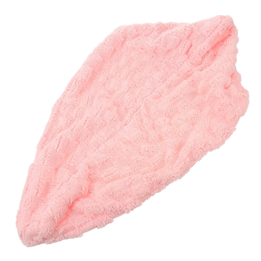 Beaupretty Super Absorbent Coral Fleece Hair Drying Cap for Women Large Hair Towel Turban Wrap Fast Drying and Thick Design for Shower Essentials