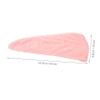 Beaupretty Super Absorbent Coral Fleece Hair Drying Cap for Women Large Hair Towel Turban Wrap Fast Drying and Thick Design for Shower Essentials view 2