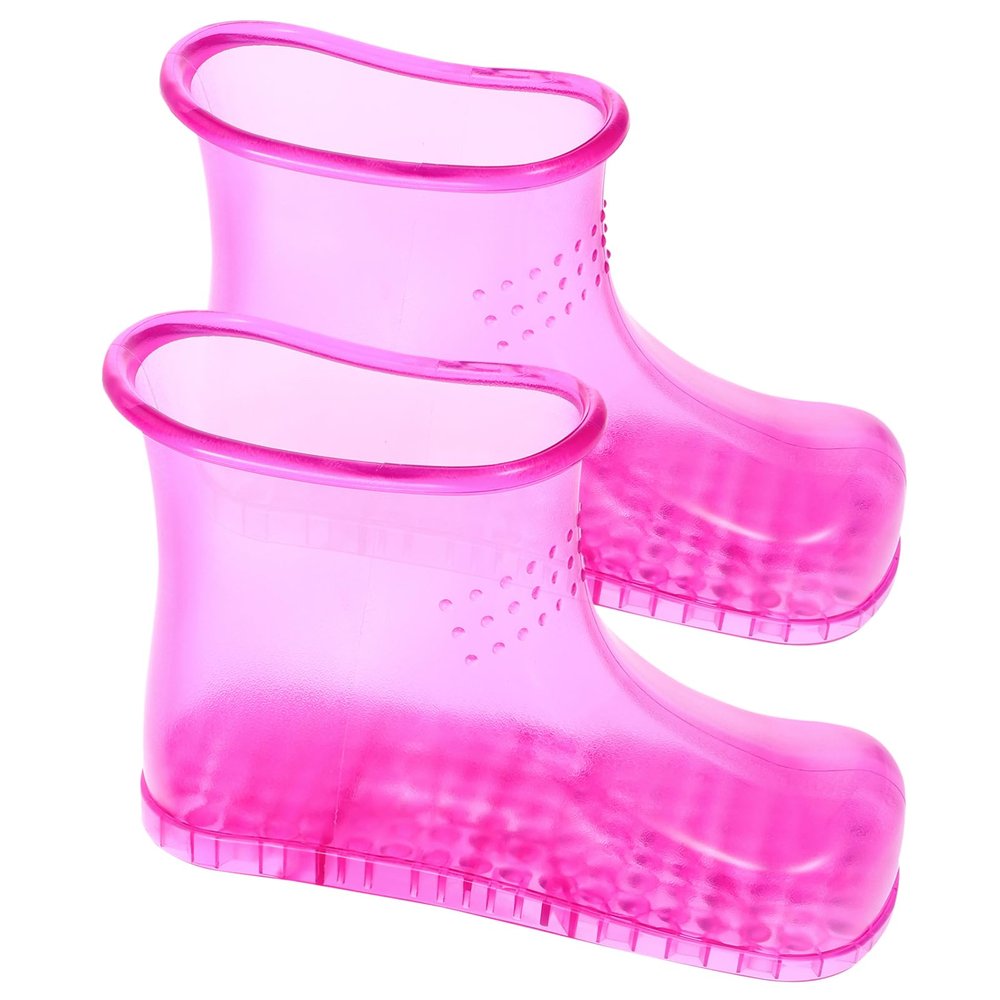 BATHVEVE 1Pair Foot Soak Shoes Durable High Capacity Foot Bath Shoes for Relaxing Foot Massage Easy to Clean for Deep Soaking Experience for All Up