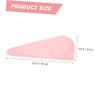 CTIRCHIU Super Absorbent Microfiber Hair Towel Wrap for Women 3pcs Fast Drying Hair Drying Towels Anti-Frizz Feature Shower Use view 4