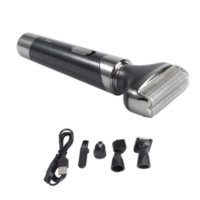 DECOMELODY Men Electric Razors Face Shaver Women Electric Razors Hair Clipper for Home Hair Trimmer Nose Removal Floating Double Head Rotors Second Speed