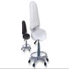 CH-845BK-B Hydraulic Stool with Back- Black view 1
