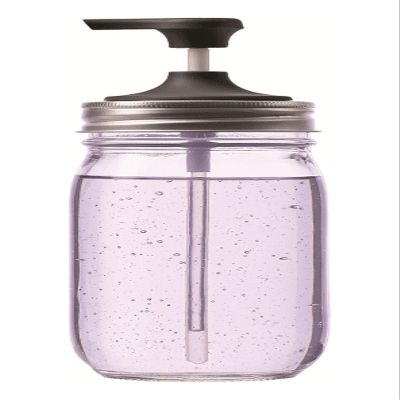 6.5 x 2.8 x 2.5 in. 16 oz Jarware Counter Top Pump Soap Black