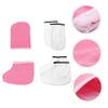 ARTSEWPLY Exfoliating Moisturizing Gloves Set 4 Pairs of Kerotherapy Care Gloves for Foot and Hand Skin Treatment for Spa and Home Use view 4