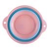 FONDOTIN Collapsible Foot Bath Basin Portable Household Water Bucket for Foot Soaking Pink for Home Use Lightweight and Easy to Store view 1