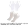 NinthAvenue Basics Silicone Gloves and Socks Set Women Lady, SPA Comfortable, Practical for Hands Feet Care Heels Care for Travel Winter Beach, White view 2
